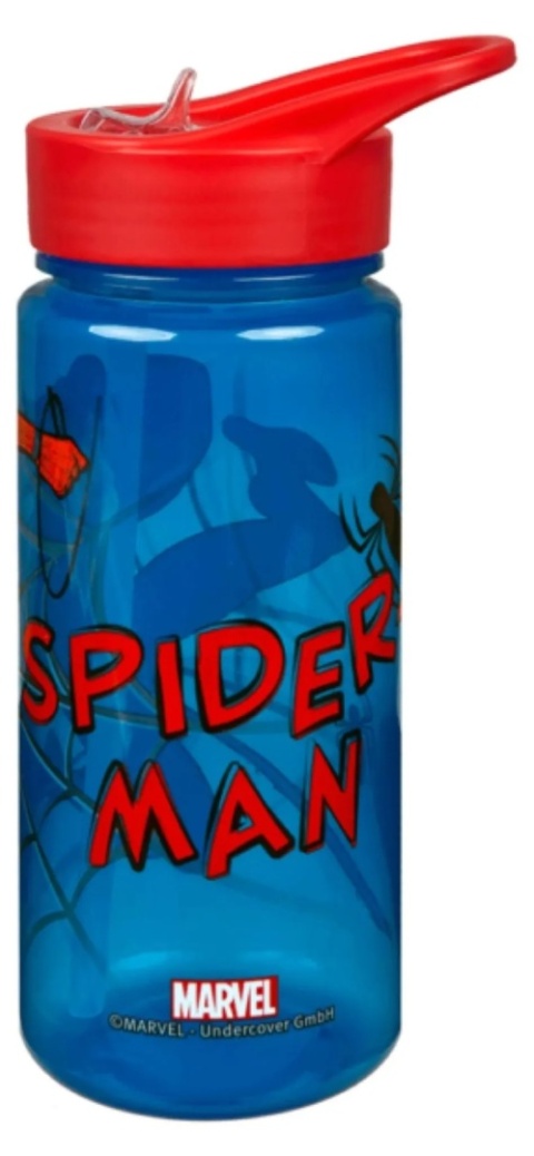 Bidon na wodę butelka ze słomką ustnikiem Spiderman 500ml