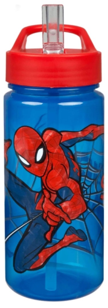 Bidon na wodę butelka ze słomką ustnikiem Spiderman 500ml