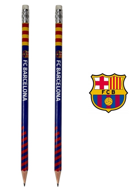 Ołówek trójkątny HB FCB FC Barcelona ASTRA 2 szt
