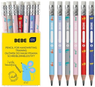 Ołówek trójkątny Jumbo gruby HB do nauki pisania 2 szt Astra