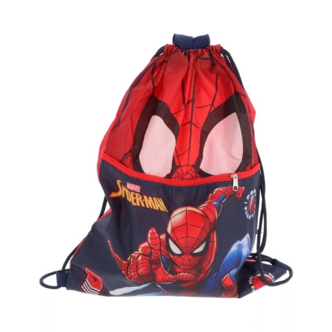 Worek na buty plecak sportowy gruby sznur Spiderman 42X35 cm