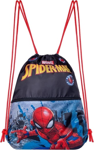 Worek na buty plecak sportowy gruby sznur Spiderman 42X35 cm