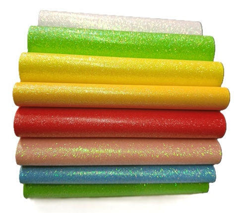 Zeszyt papierów kolorowych brokatowy fluo 8 kolorów B5 Aliga