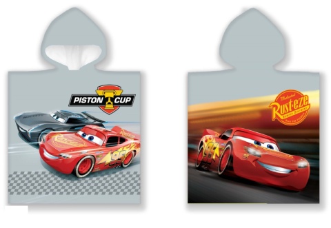 Auta Zygzak Mcqeen ponczo poncho ręcznik dziecięcy 50X110