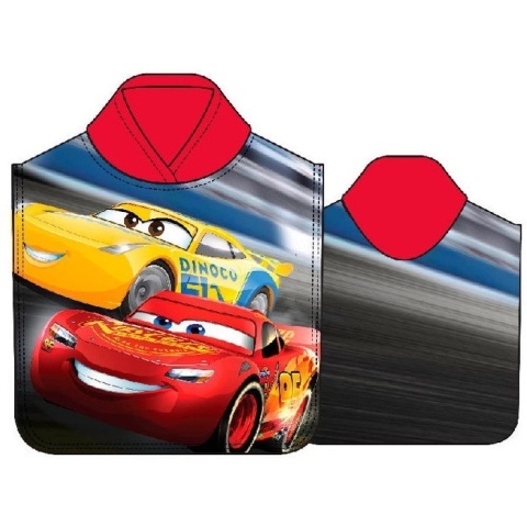 Auta Zygzak Mcqueen ponczo poncho ręcznik 50X100