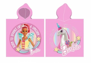 BARBIE ponczo poncho ręcznik kąpielowy 50X115