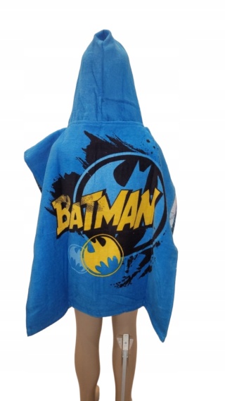 BATMAN ponczo poncho ręcznik kąpielowy bawełniane 55x110 cm
