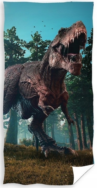 DINOZAUR T-REX Ręcznik kąpielowy plażowy 70x140