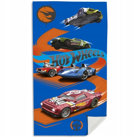 HOT WHEELS Ręcznik kąpielowy plażowy bawełniany 70x140