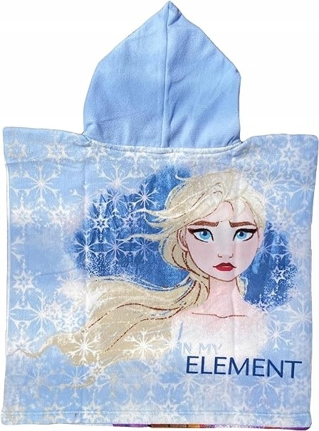 KRAINA LODU FROZEN ponczo poncho ręcznik szybkoschnący 55x110