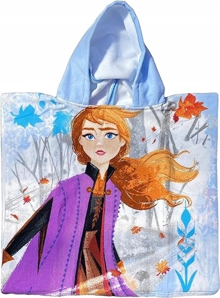 KRAINA LODU FROZEN ponczo poncho ręcznik szybkoschnący 55x110