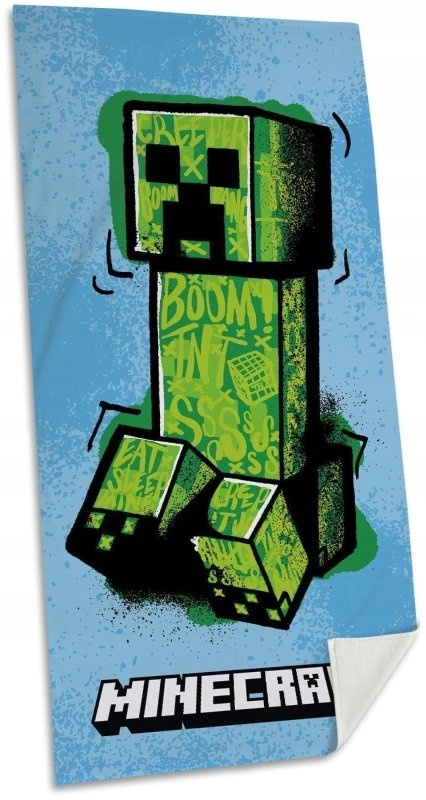 MINECRAFT Ręcznik kąpielowy plażowy bawełniany 70x140