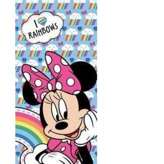 MYSZKA MINNIE Ręcznik kąpielowy plażowy bawełniany 70x140