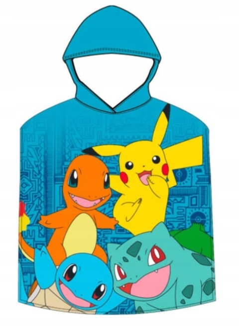 POKEMON ponczo poncho ręcznik szybkoschnący 50X100