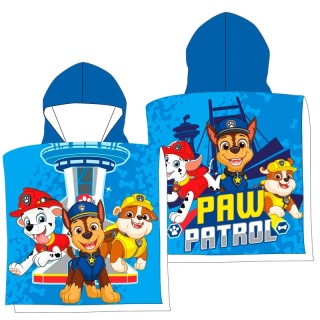PSI PATROL CHASE RUBBLE ponczo poncho ręcznik plażowy z kapturem 55X110