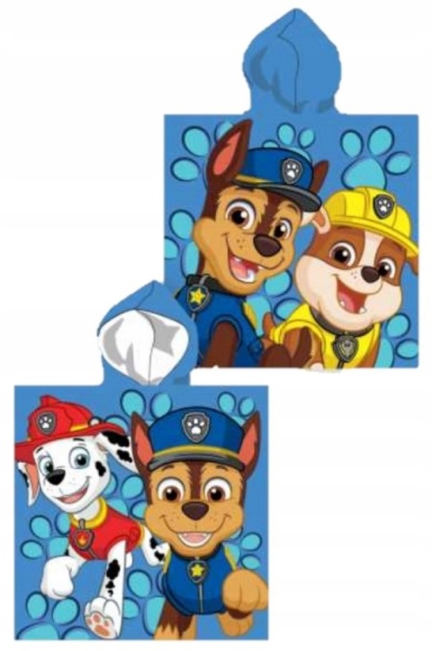 PSI PATROL CHASE ponczo poncho ręcznik 55X110