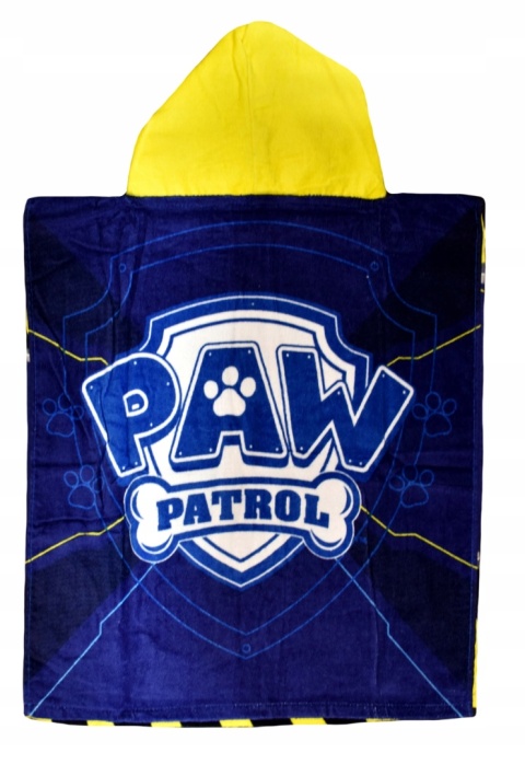 PSI PATROL pieski ponczo poncho ręcznik plażowy z kapturem 50X115