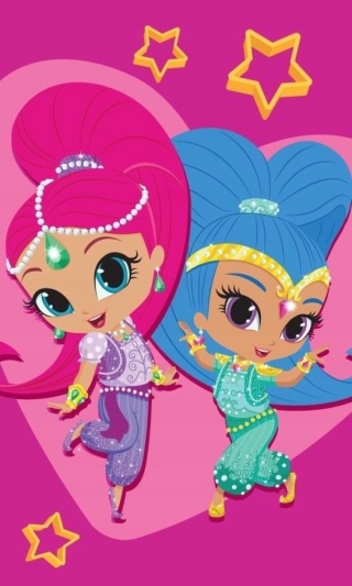 Ręcznik do przedszkola do rąk i twarzy dziecięcy SHIMMER I SHINE 30X50