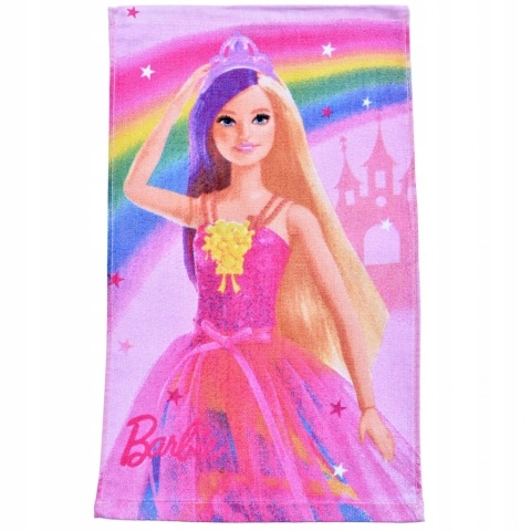Ręcznik do rąk i twarzy przedszkola Barbie 30X50