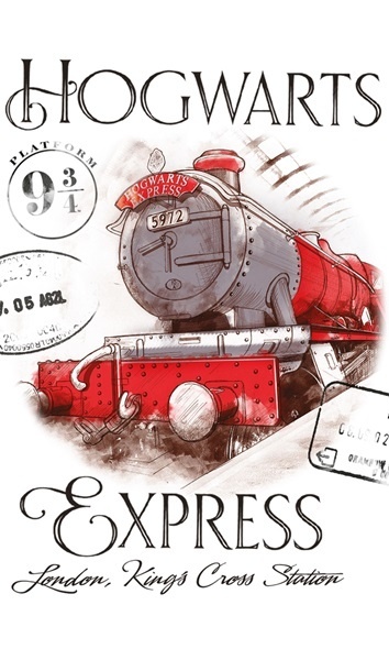 Ręcznik do rąk i twarzy przedszkola HARRY POTTER Hogwart express 30X50