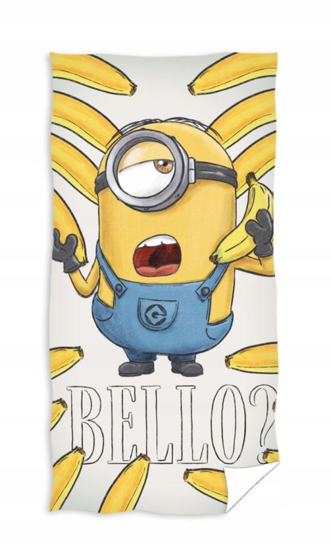Ręcznik do rąk i twarzy przedszkola MINIONKI BANANA 30X50