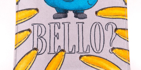 Ręcznik do rąk i twarzy przedszkola MINIONKI BANANA 30X50