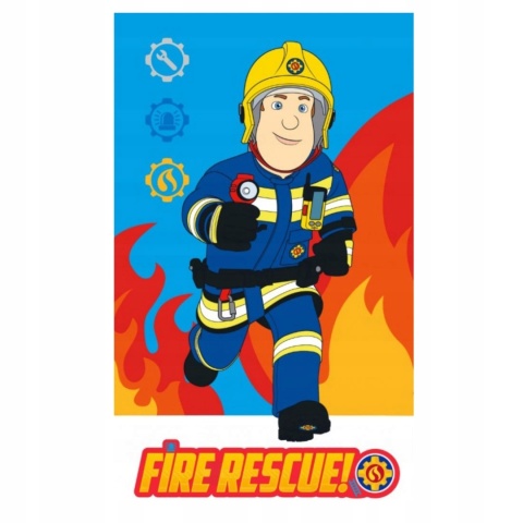 Ręcznik do rąk i twarzy przedszkola STRAŻAK SAM 30X50