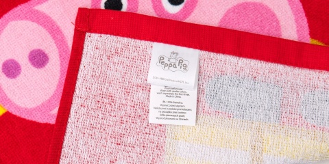 Ręcznik do rąk i twarzy przedszkola ŚWINKA PEPPA George strażak 30X50