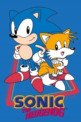 Ręcznik do rąk i twarzy przedszkola Sonic 30X50