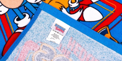 Ręcznik do rąk i twarzy przedszkola Sonic 30X50