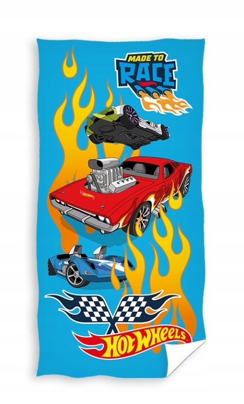 Ręcznik do rąk i twarzy przedszkola auta Hot Wheels 30X50