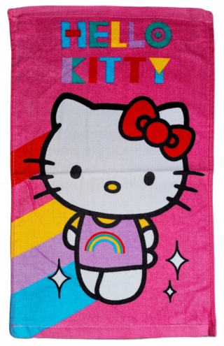 Ręcznik do rąk i twarzy przedszkola kot HELLO KITTY 30X50