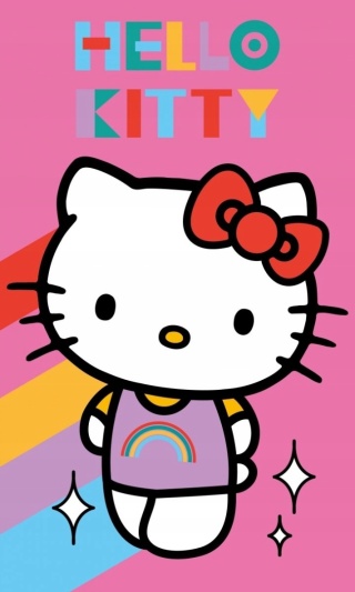 Ręcznik do rąk i twarzy przedszkola kot HELLO KITTY 30X50