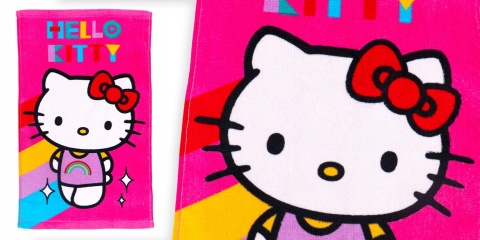 Ręcznik do rąk i twarzy przedszkola kot HELLO KITTY 30X50