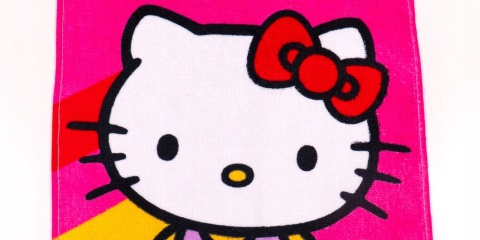 Ręcznik do rąk i twarzy przedszkola kot HELLO KITTY 30X50