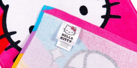 Ręcznik do rąk i twarzy przedszkola kot HELLO KITTY 30X50