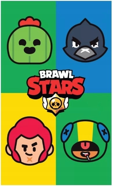 Ręcznik do rąk przedszkola BRAWL STARS LEON 30X50