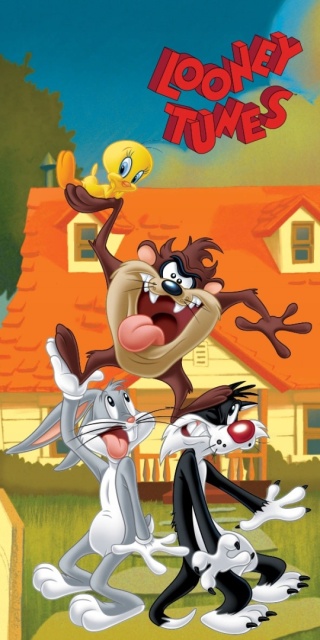 Ręcznik kąpielowy bawełniany LOONEY TUNES 70x140