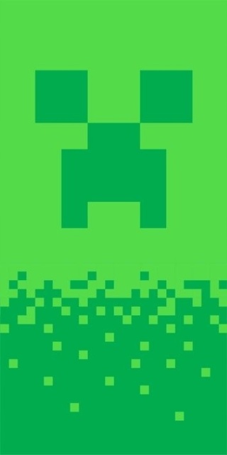 Ręcznik kąpielowy plażowy CREEPER MINECRAFT 70x140