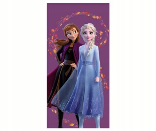 Ręcznik kąpielowy plażowy Kraina lodu 2 Frozen las 70x140 bawełna