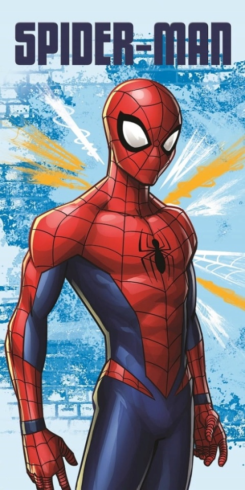 Ręcznik kąpielowy plażowy SPIDERMAN 70x140 bawełna
