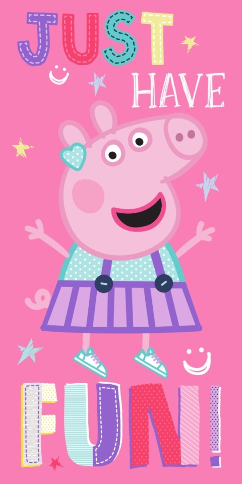 Ręcznik kąpielowy plażowy ŚWINKA PEPPA 70X140
