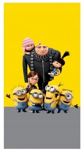 Ręcznik kąpielowy plażowy bawełniany MINIONKI 70x140
