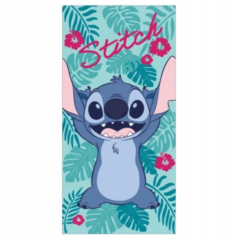 Ręcznik kąpielowy plażowy na basen szybkoschnący Stitch Stich 70x140