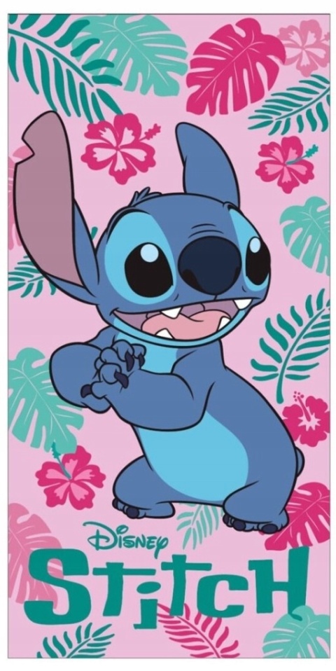 Ręcznik kąpielowy plażowy na basen szybkoschnący Stitch Stich lody 70x140