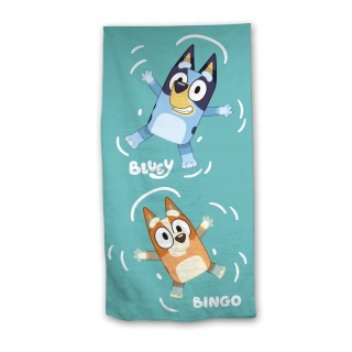 Ręcznik kąpielowy plażowy szybkoschnący Bingo i Bluey 70x140