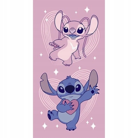 Ręcznik plażowy Stich Angel szybkoschnący Stitch i Andzia 70x140