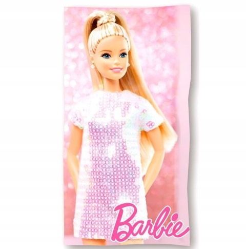 Ręcznik plażowy kąpielowy BARBIE fashion szybkoschnący 70X140