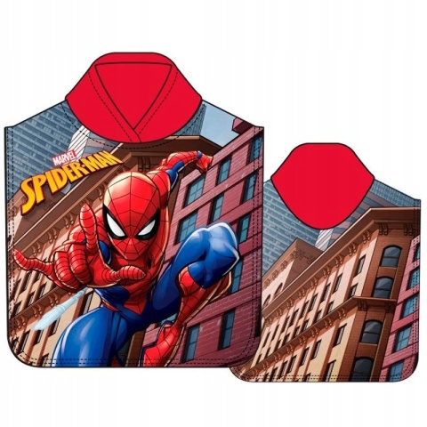 SPIDERMAN ponczo poncho ręcznik plażowy 50X100