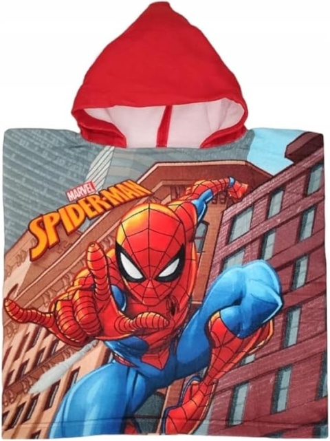 SPIDERMAN ponczo poncho ręcznik plażowy 50X100